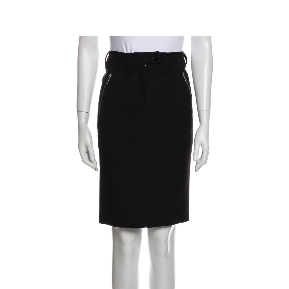Burberry Brit wool belted pencil skirt